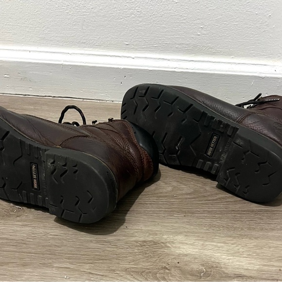 Red Wing Irish Setter 83604 Brown Leather Aluminum Toe Work Boots Mens Size 8.5 - Picture 6 of 9